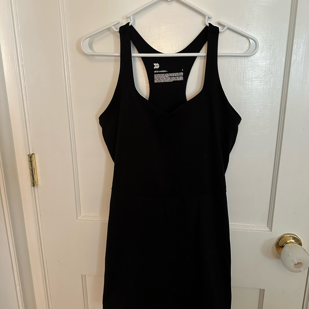 Black Sleeveless athletic Dress